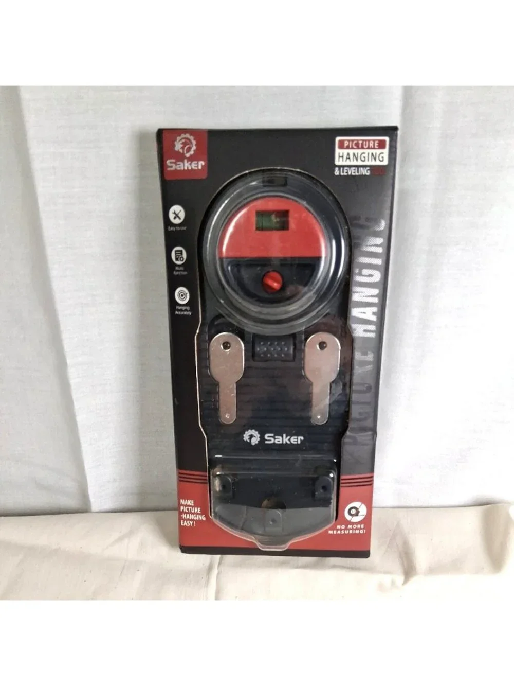 Saker Picture Hanging & Leveling Tool Kit No More Measuring! NIB